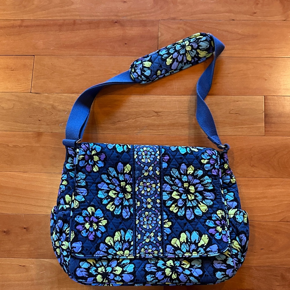 Vera Bradley Blue Floral Diaper Bag